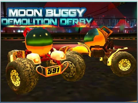 Изображение игры: Moon Buggy Demolition Derby