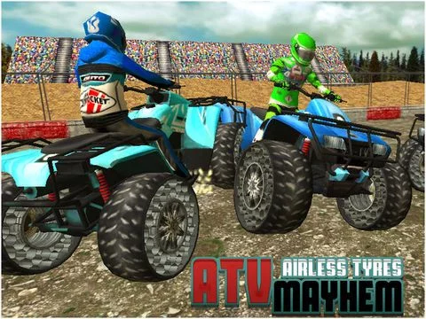 Изображение игры: ATV Airless Tyres Mayhem