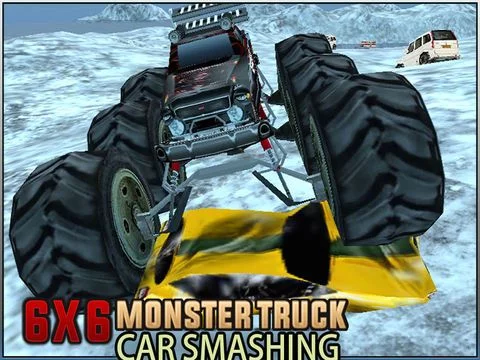 Изображение игры: 6X6 Monster Truck Car Smashing