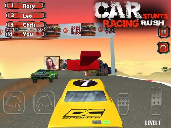 Изображение игры: Car Stunt Racing Rush