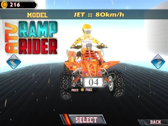 Изображение игры: ATV RAMP RIDER - Monster ATV Stunt Rider For Kids