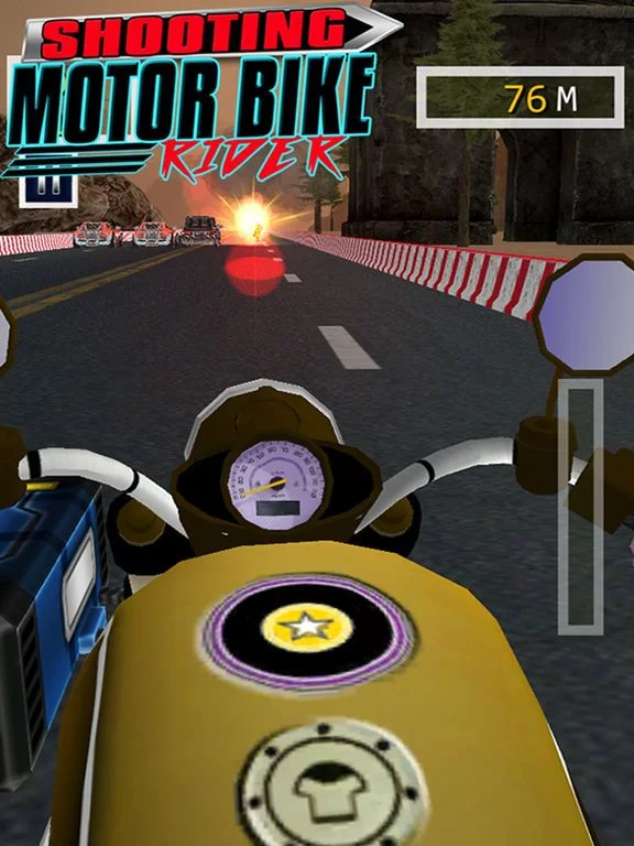 Изображение игры: Shooting Motor Bike Rider - Highway Traffic Race