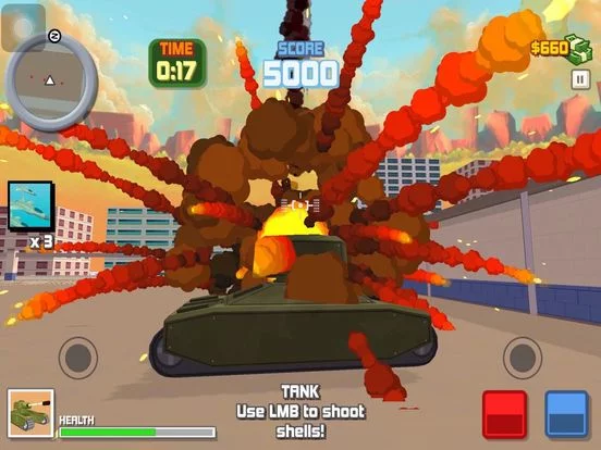 Изображение игры: Shooting Tank Attack Game