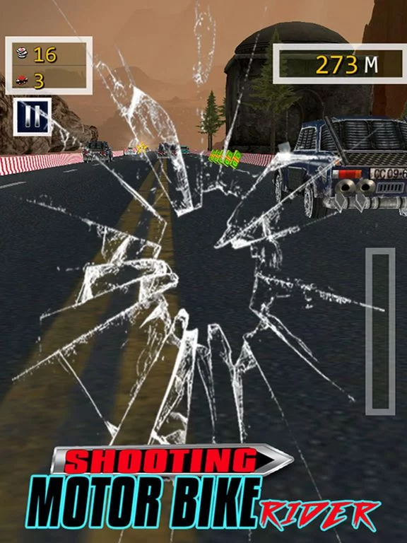 Изображение игры: Shooting Motor Bike Rider - Highway Traffic Race