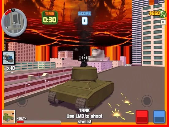Изображение игры: Shooting Tank Attack Game