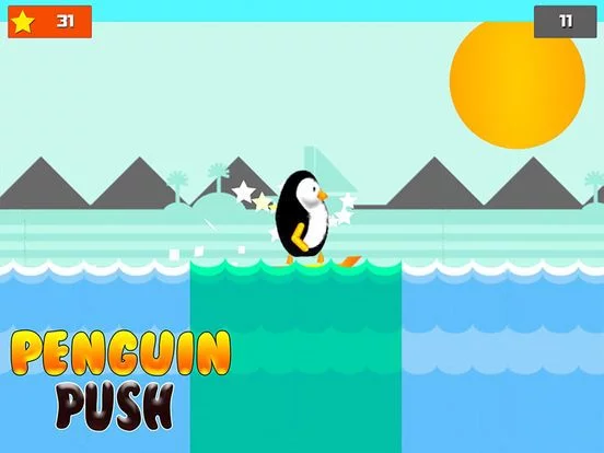 Изображение игры: Pegu Push - Top 3D Penguin Run Racing Game
