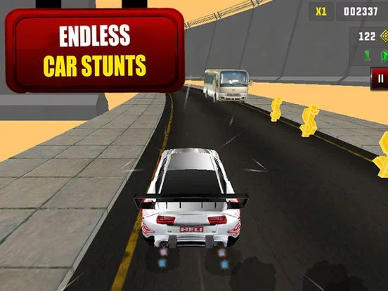 Изображение игры: Endless Car Stunt - Free Car Racing Game