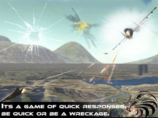 Изображение игры: Jet Fighter Dogfight Chase - Hybrid Flight Simulation and Action game 2016