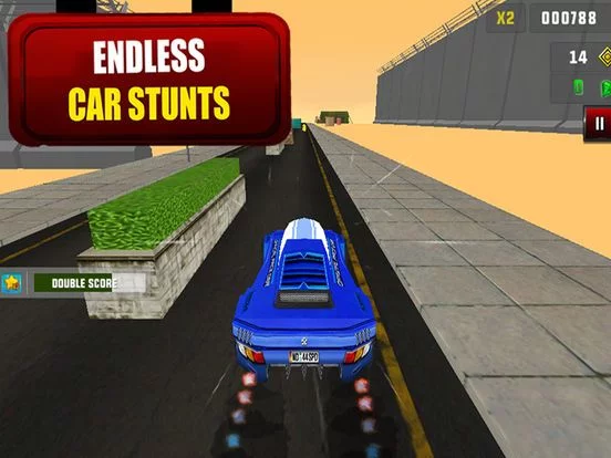 Изображение игры: Endless Car Stunt - Free Car Racing Game