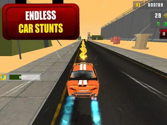 Изображение игры: Endless Car Stunt - Free Car Racing Game