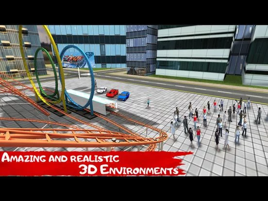 Изображение игры: VR City Roller Coaster Free