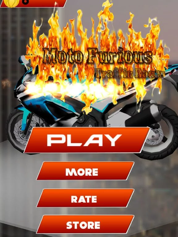Изображение игры: Moto Furious Traffic Racer