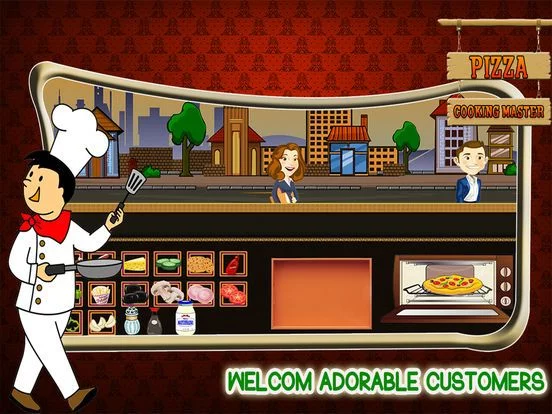 Изображение игры: PIZZA MAKER COOKING STAND 2016