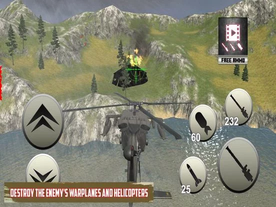 Изображение игры: Battle Helicopter Combat