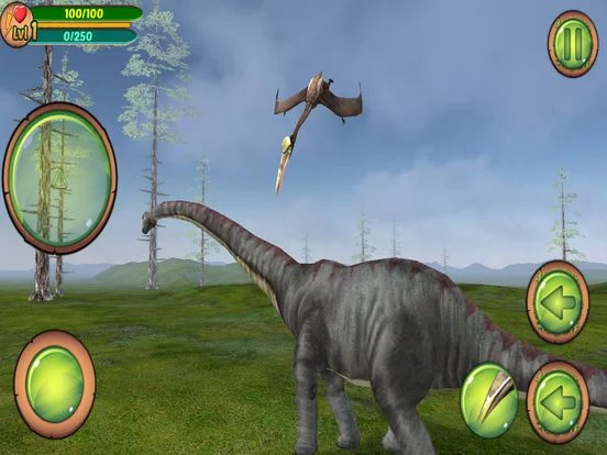 Изображение игры: Pterosaur Flight Simulator 3D