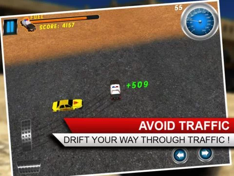 Изображение игры: Mad Cop 2 - Police Car Race and Drift (Ads Free)