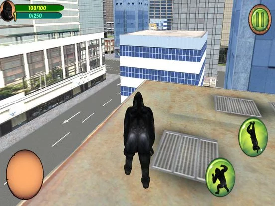 Изображение игры: Real Gorilla vs Zombies - City