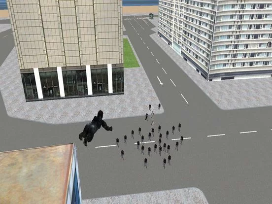 Изображение игры: Real Gorilla vs Zombies - City