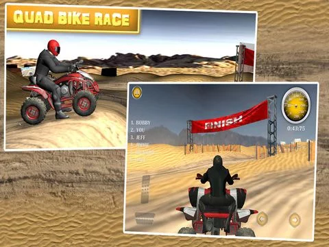 Изображение игры: Quad Bike Race - Desert Offroad