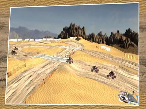 Изображение игры: Quad Bike Race - Desert Offroad