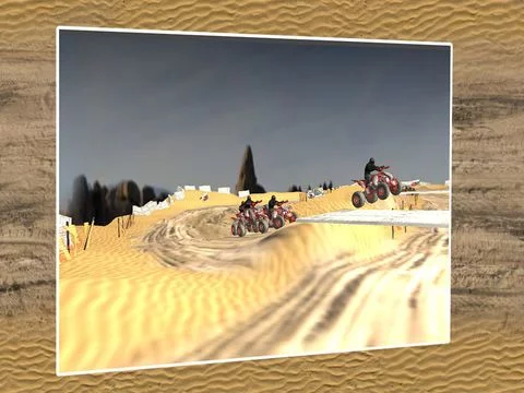 Изображение игры: Quad Bike Race - Desert Offroad