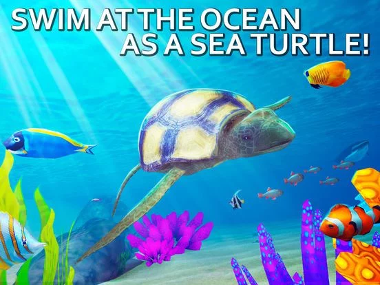 Изображение игры: Ocean Turtle Survival Simulator 3D