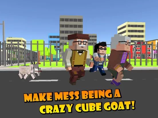 Изображение игры: Cube Goat Simulator 3D
