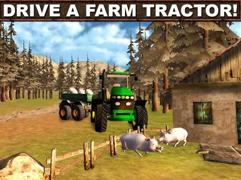Изображение игры: Farming Tractor Driver 3D
