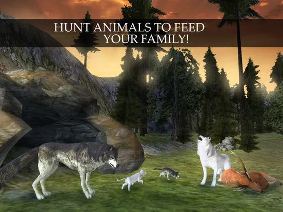 Изображение игры: Wild Wolf Quest Online: PVP Survival Simulator