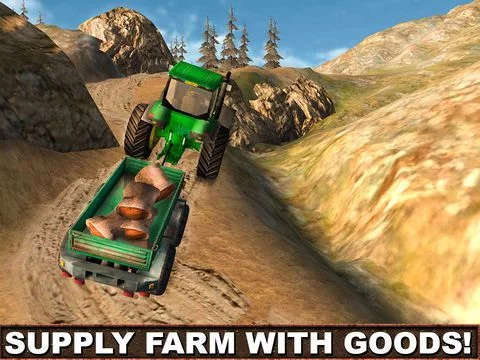 Изображение игры: Farming Tractor Driver 3D