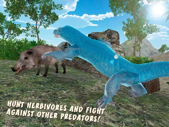 Изображение игры: Komodo Dragon: Giant Lizard Simulator