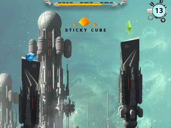 Изображение игры: Sticky Cube - Cube jump