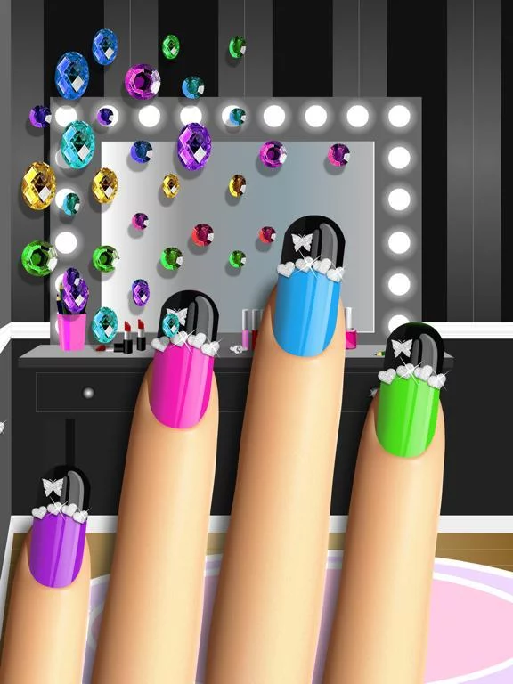 Изображение игры: Nail Salon Virtual Nail Art Salon Game for Girls