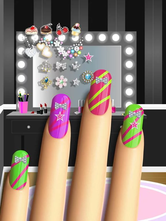 Изображение игры: Nail Salon Virtual Nail Art Salon Game for Girls