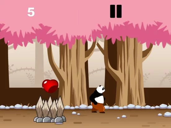 Изображение игры: Panda Bear Run