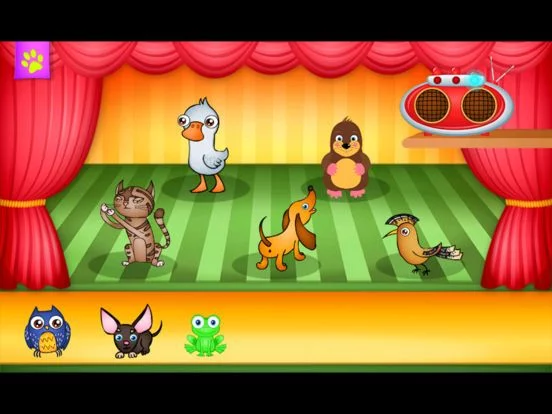 Изображение игры: 123 Kids Fun ANIMALS BAND - Music Educational Game