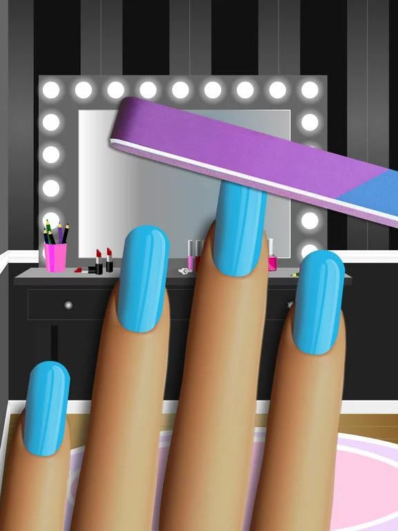 Изображение игры: Nail Salon Virtual Nail Art Salon Game for Girls