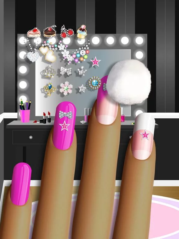 Изображение игры: Nail Salon Virtual Nail Art Salon Game for Girls