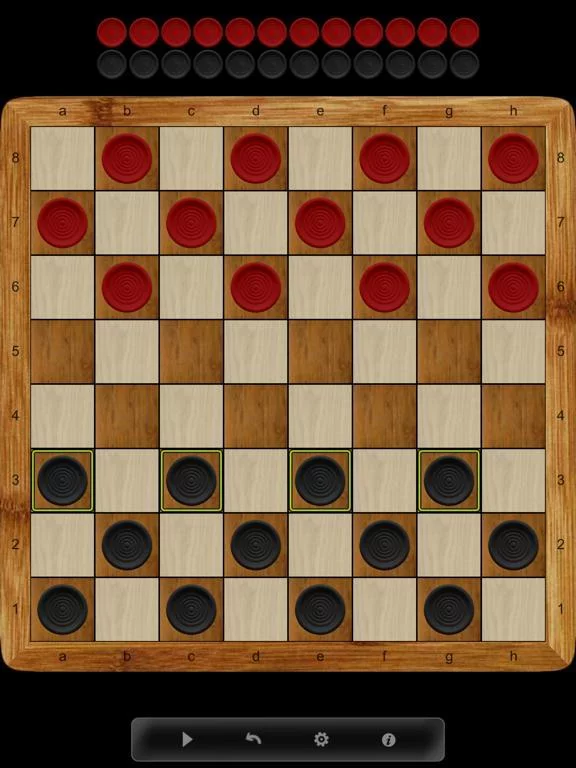 Изображение игры: Checkers Online!