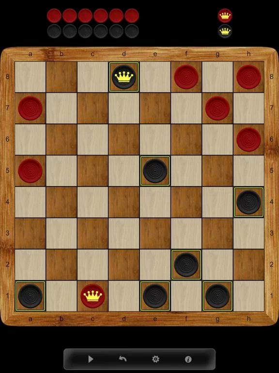 Изображение игры: Checkers Online!