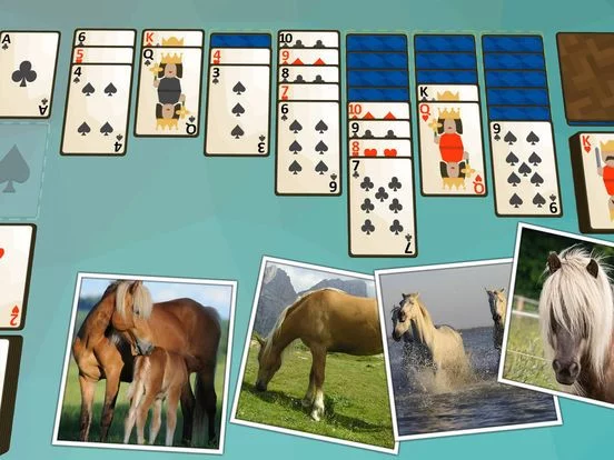 Изображение игры: Solitaire Horses