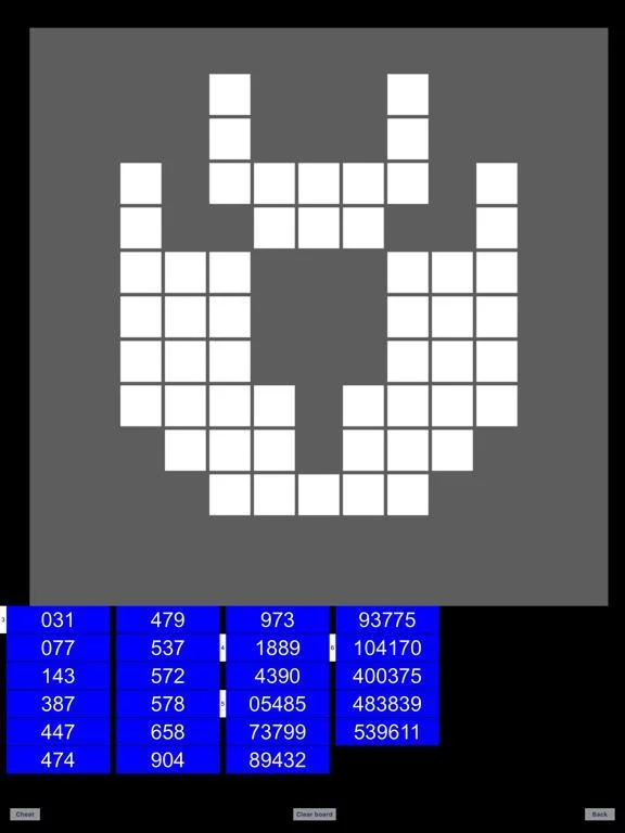 Изображение игры: Cross Numbers LITE