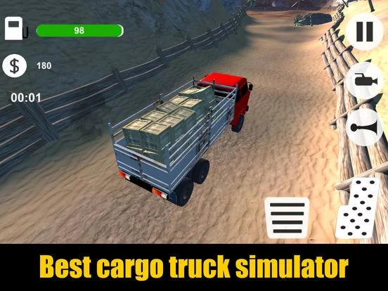 Изображение игры: Cargo Truck Simulator Pro