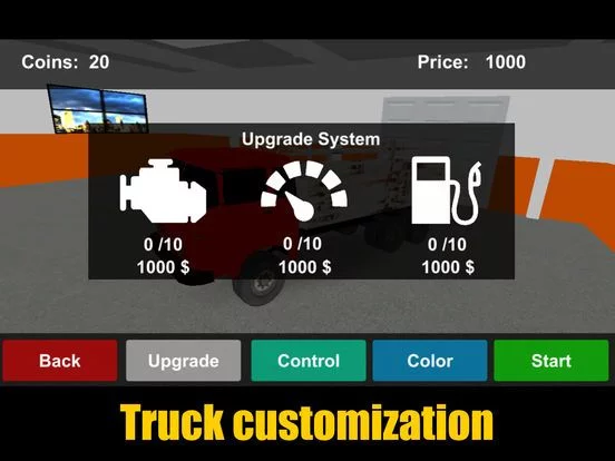 Изображение игры: Cargo Truck Simulator Pro