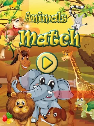 Изображение игры: Animals Match - Fun Animal Connect Dots Game For Kids