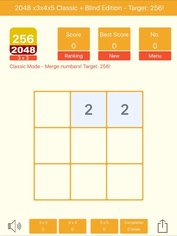 Изображение игры: 2048 3x3 4x4 5x5 + Blind