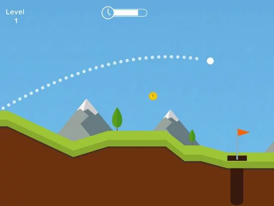 Изображение игры: Simply Golf - Put the ball into the hole