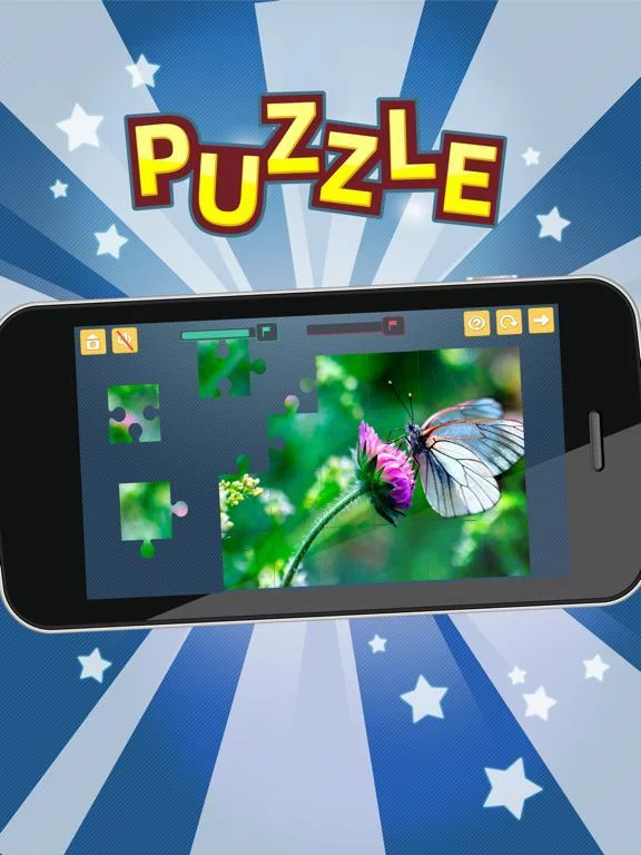 Изображение игры: Butterfly Jigsaw Puzzles. Premium