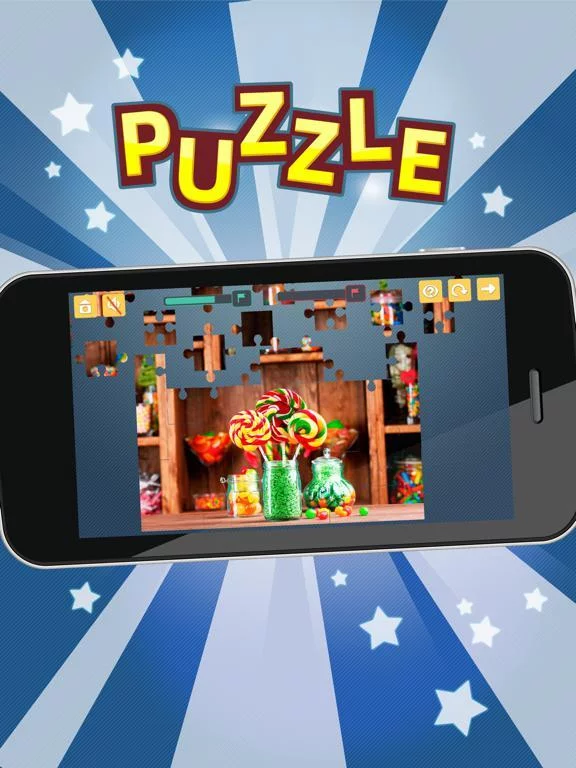 Изображение игры: Candy Jigsaw Puzzles Games. Premium
