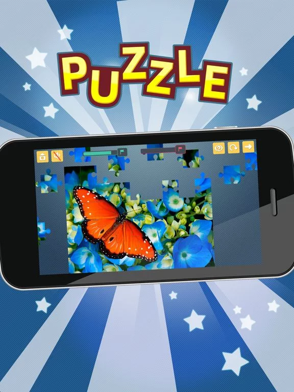 Изображение игры: Butterfly Jigdsaw Puzzles